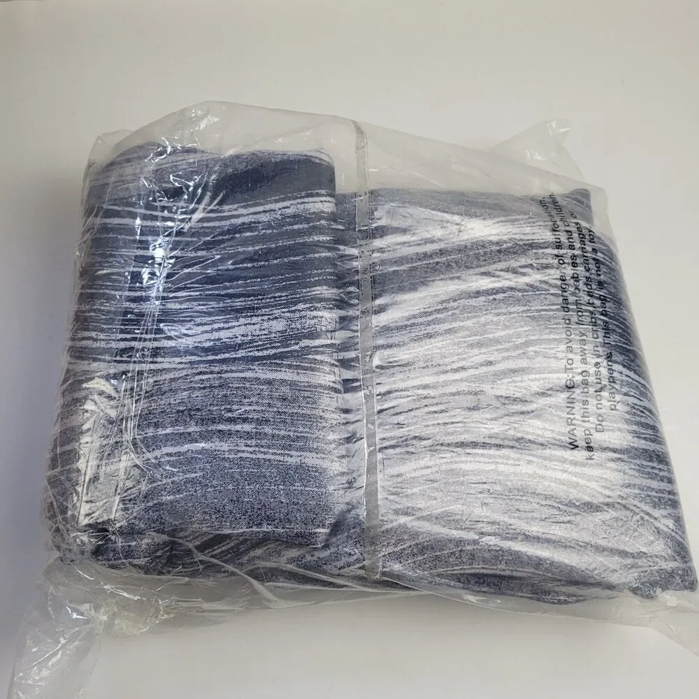 NEW Sun Zero 40 x 108 One Grommet curtain panel 'Black Textile' #CT30